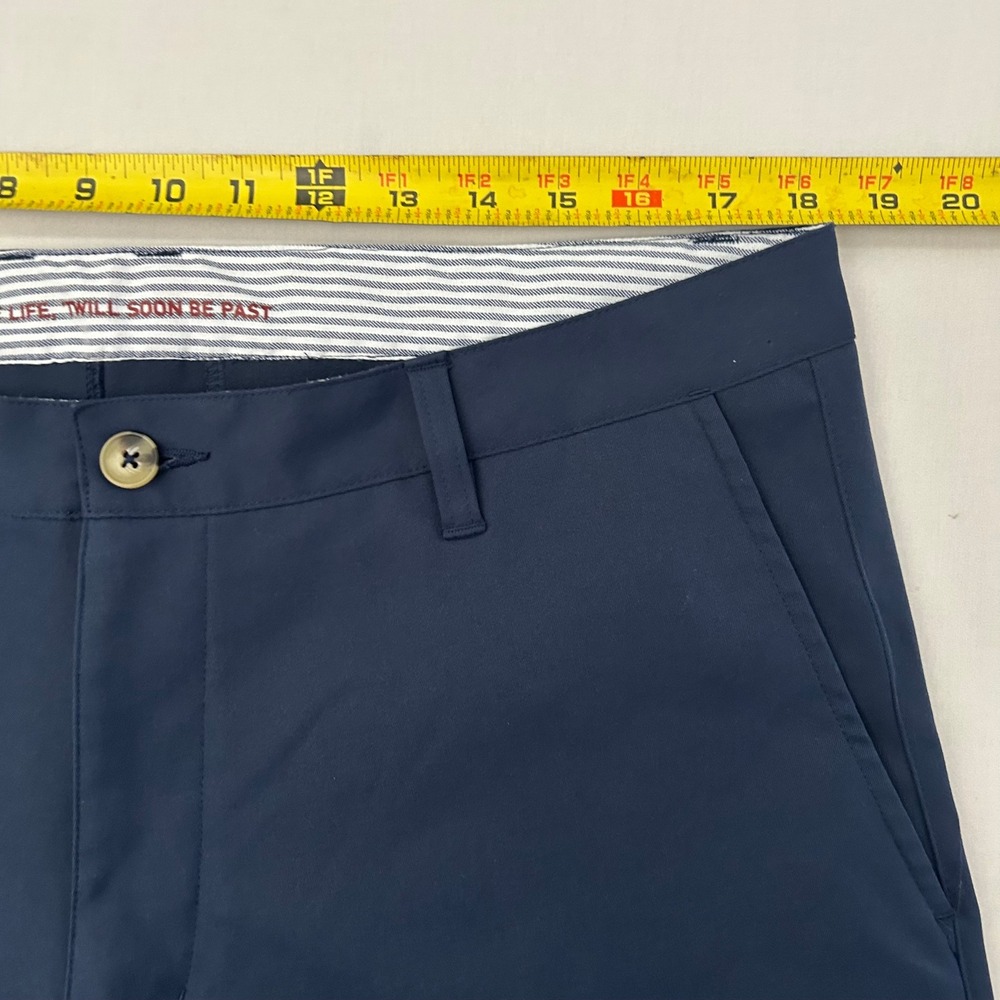 Rhone Commuter Pants Mens 36 Navy Blue Slim Straight Stretch Performance Tech - Picture 7 of 11